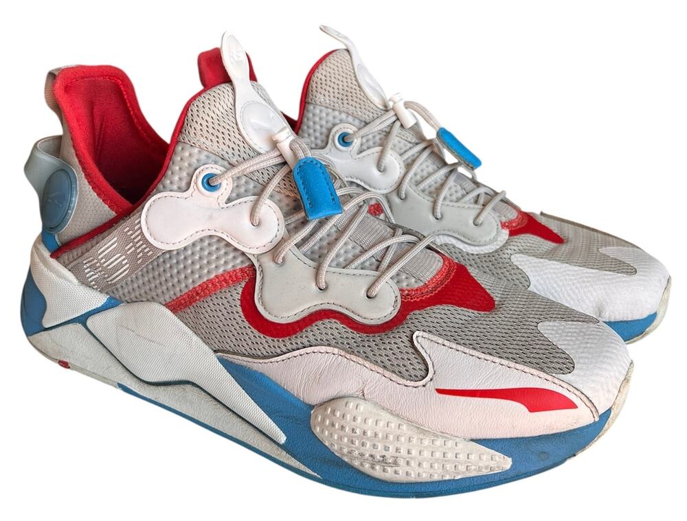 Puma RS-XT3CH Rize Gray Blue Red Retro Mens 11.5 Running Shoes 387301-01